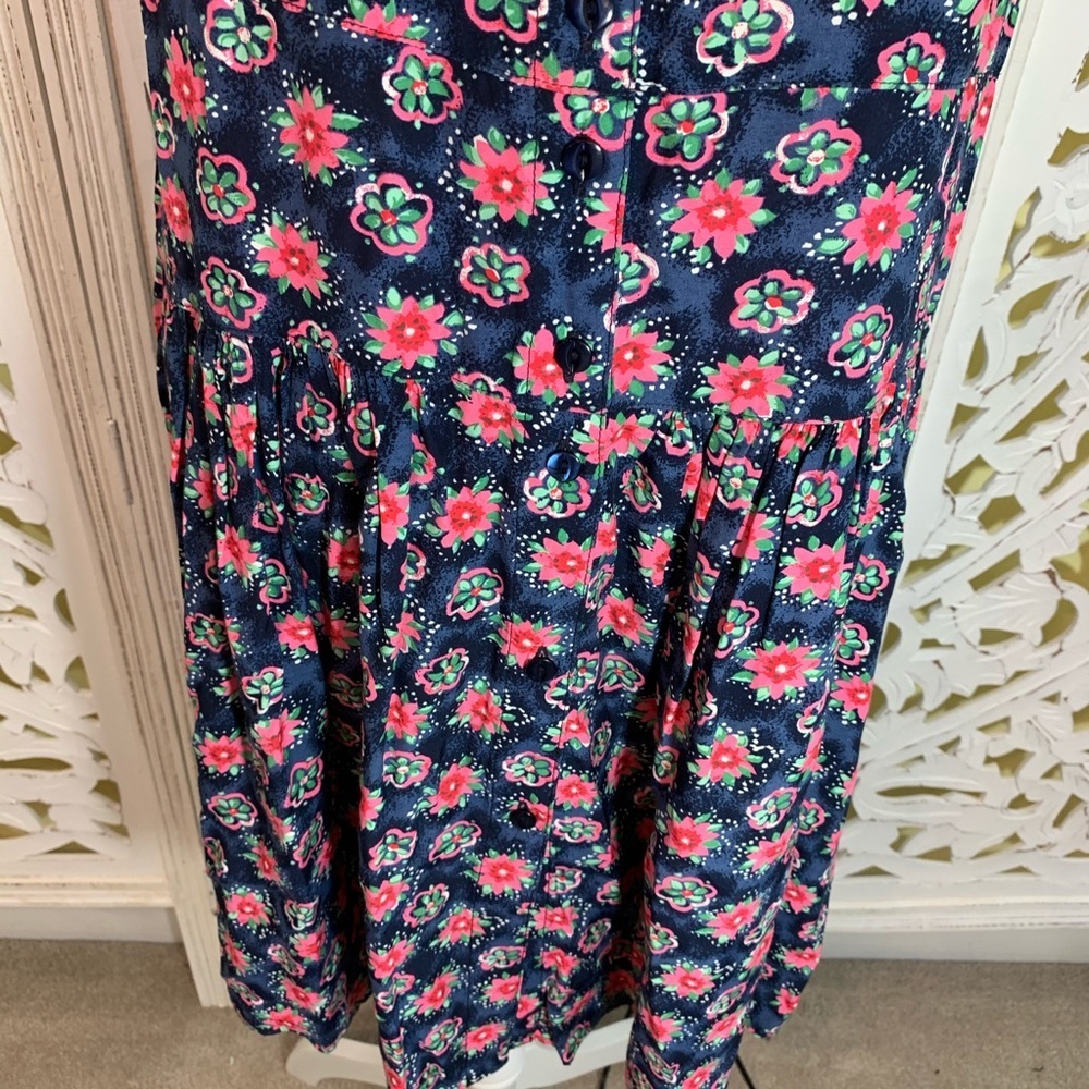 Vintage United Colors Of Benetton Floral Dress - Image 5